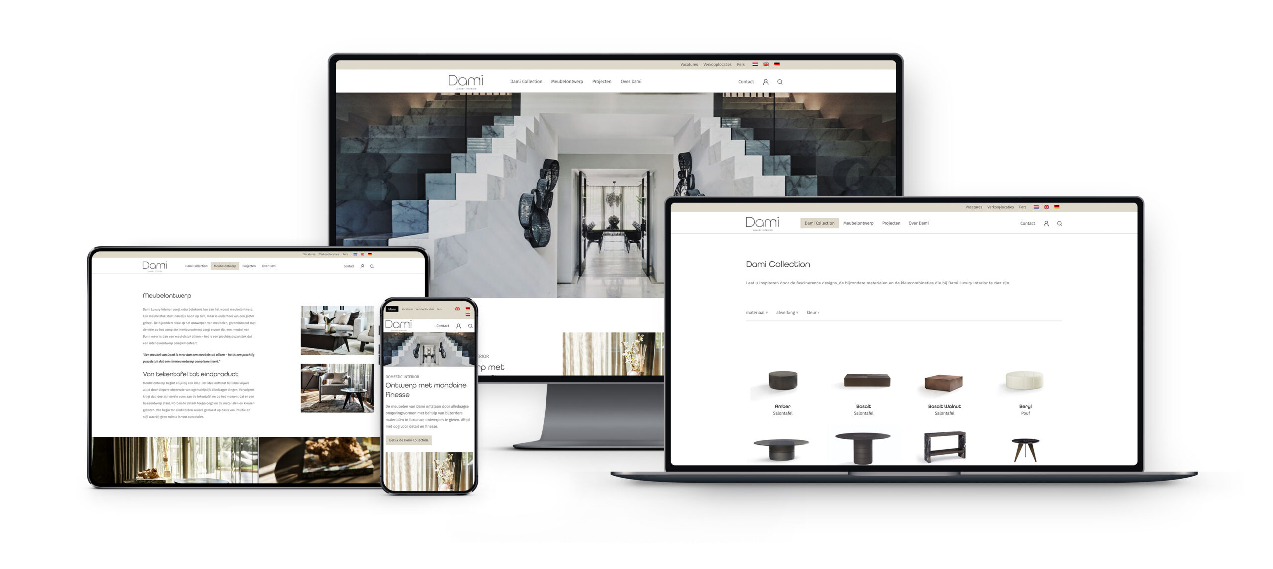 website Dami Luxury Interior